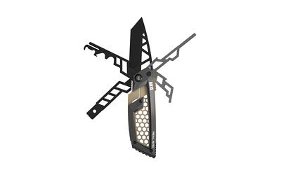 Real Avid, Edge, Gun Tool, Multi-Tool Compatible with AR15, Matte Finish, Silver and Black