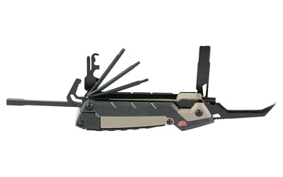 Real Avid, Gun Tool Pro AR15, Multi-Tool, Optimized for the AR15, Flat Dark Earth/Black Finish, Plain Edge Blade, Stainless Steel Construction, Includes Flat Dark Earth Nylon Sheath