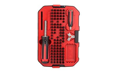 Real Avid, Smart Drive 90, 90 Piece Gunsmithing Kit With Force Assist LED Bit Driver, Packaged In Carry Case