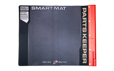 Real Avid, Mat, Smart Handgun Cleaning Mat, Parts Keeper Tray, Magnetic Compartment, Oil/Solvent Resistant Coating, 19" x 16"
