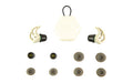 AXIL, X30i, Earplugs, Bone White, Includes (3) Silicon Tips, (2) Foam Tips and Pocket Carry Case