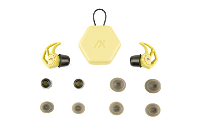 AXIL, X30i, Earplugs, Desert Tan, Includes (3) Silicon Tips, (2) Foam Tips and Pocket Carry Case