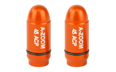 A-Zoom, StrikerCaps, Snap Caps, Orange, 45 ACP, 2/Pk