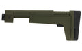 B5 Systems, AK Stock, Mounts to the Factory Folding Trunnion Via the 4.5mm Pin, Matte Finish, Olive Drab Green