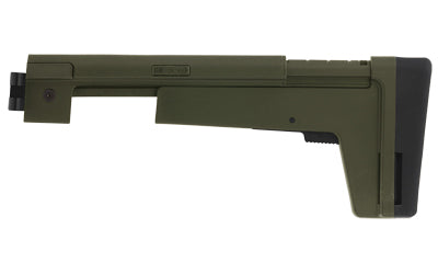 B5 Systems, AK Stock, Mounts to the Factory Folding Trunnion Via the 4.5mm Pin, Matte Finish, Olive Drab Green