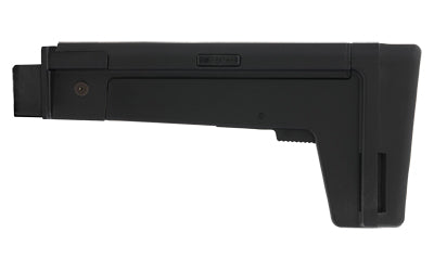 B5 Systems, AK Stocked Fixed, Fits AKM Pattern Stamped Receivers, Matte Finish, Black