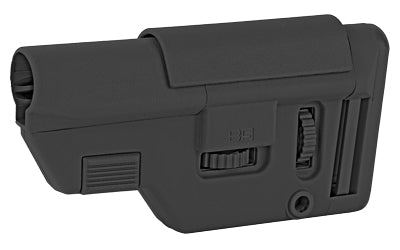 B5 Systems, Collapsible Precision Stock, Black, Medium Length Cheek Riser