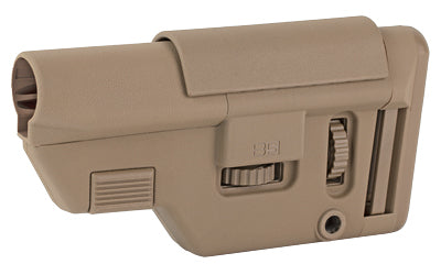 B5 Systems, Collapsible Precision Stock, Flat Dark Earth, Medium Length Cheek Riser