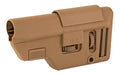 B5 Systems, Collapsible Precision Stock, Coyote, Short Length Cheek Riser
