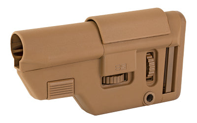 B5 Systems, Collapsible Precision Stock, Coyote, Short Length Cheek Riser