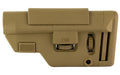 B5 Systems, Collapsible Precision Stock, Coyote Brown, Long Length Cheek Riser