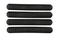 B5 Systems, Rail Covers, 4 Pack, Fits M-LOK Rails, Matte, Black