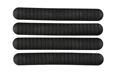 B5 Systems, Rail Covers, 4 Pack, Fits M-LOK Rails, Matte, Black