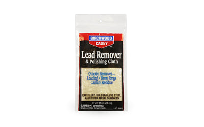 Birchwood Casey, Polishing Cloth, 6" x 9", Lead Remover