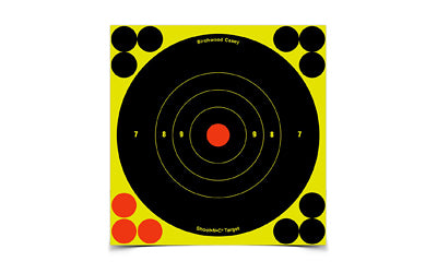 Birchwood Casey, Shoot-N-C Target, Round Bullseye, 6", 60 Targets