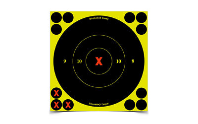 Birchwood Casey, Shoot-N-C Target, Round X-Bullseye, 6", 60 Targets