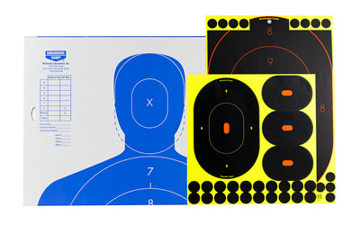 Birchwood Casey, Shoot-N-C Target, Silhouette Kit, 2-12"x18", 2-9",6-4" Targets