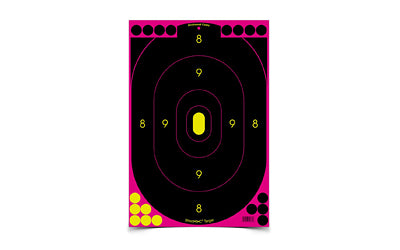 Birchwood Casey, Shoot-N-C Target, Silhouette Pink, 12x18, 5 Targets, Pink