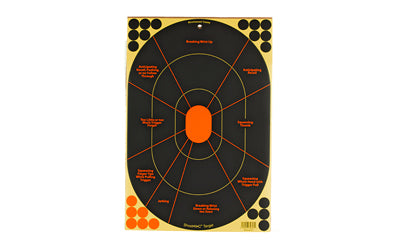 Birchwood Casey, Shoot N C, 12"X 18", Handgun Trainer, 5 Pack