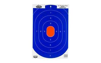 Birchwood Casey, Dirty Bird 12" x 18" Blue/Orange Silhouette Target, 8 Targets