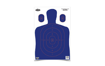 Birchwood Casey, Dirty Bird 16.5" x 24" BC-27 Blue/Orange Silhouette Target, 3 Targets