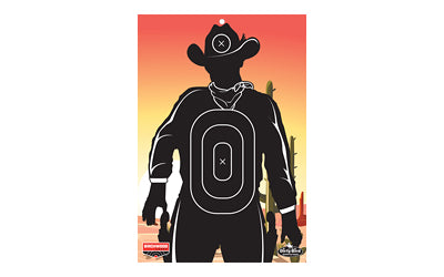Birchwood Casey, Dirty Bird, 12" x 18" Gunslinger Skyline Target, 6 Targets