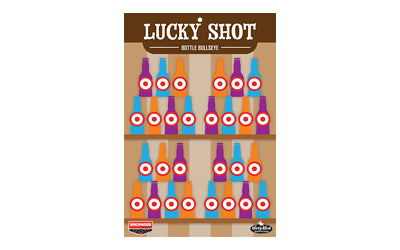 Birchwood Casey, Dirty Bird, 12" x 18" Lucky Shot Bottles Target, 6 Targets