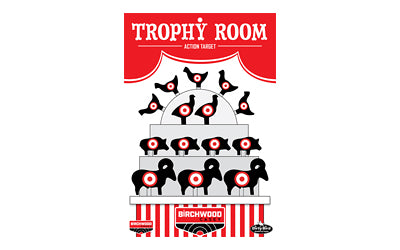 Birchwood Casey, Dirty Bird, 12" x 18" Trophy Room Target, 6 Targets