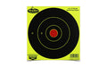 Birchwood Casey, Dirty Bird Target, Round Bullseye, 6", 16 Targets, Yellow