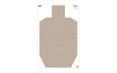 Birchwood Casey, Eze-Scorer Target, IPSC Practice Paper, 23X35, 100 Targets