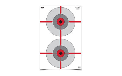 Birchwood Casey, Eze-Scorer Target, Double Bull's-Eye, 23X35, 100 Targets