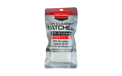 Birchwood Casey, Patches, .270-.30 Caliber, 1 1/2" Square, 50 Pack