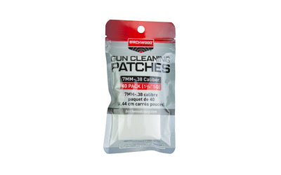 Birchwood Casey, Patches, 7MM-38 Caliber, 1 3/4" Square, 40 Pack