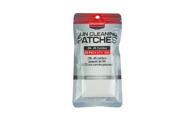 Birchwood Casey, Patches, 38-45 Caliber, 2 1/4" Square, 50 Pack