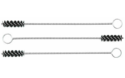 Birchwood Casey, Looped Handle 9" Nylon Pistol Brushes, Fits 38/357/9MM, 3 Pack