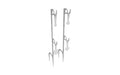 Birchwood Casey, AR500 Gong, Rimfire Target Set, 1/4", 1-Hole, White, Includes 4 Round Steel Targets