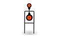 Birchwood Casey, World of Targets Double Mag Spinner Target, Up to.44 Mag