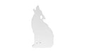 Birchwood Casey, AR500 Gong, Howling Coyote Silhouette Target, 3/8", 1-Hole, White