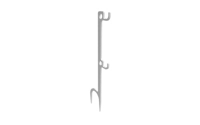 Birchwood Casey, Steel Target Hanger, White, Double Hook