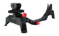 Birchwood Casey, Foxtrot Shooting Rest, Padded Front and Rear, Adjustable Elevation, Detachable Rear For Use With Handguns, Shooting Rest, Black/Red