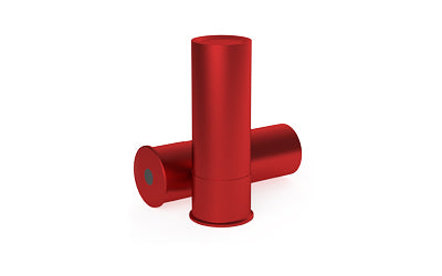 Birchwood Casey, DURACAP Training Rounds, 12 Gauge, Aluminum Construction, Anodized Finish, Red, 4 Pack