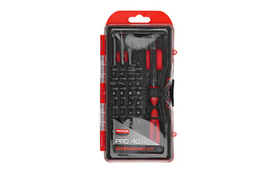 Birchwood Casey, Deluxe Screwdriver Set, 84 Piece Kit, Red Handle
