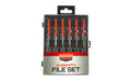 Birchwood Casey, Gunsmith File Set, 6 Piece Set, Hard Carbon Steel Construction, Black/Red, Includes Storage Case