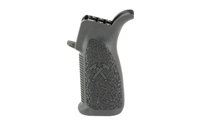 Bravo Company, Mod 4 Grip, Jack Carr Crossed Tomahawks Logo, Fits AR Rifles, Black