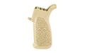 Bravo Company, Mod 4 Grip, Jack Carr Crossed Tomahawks Logo, Fits AR Rifles, Flat Dark Earth