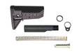 Bravo Company, BCMGUNFIGHTER Mod 0 Stock Kit, SOPMOD (Widebody), Receiver Extension, Quick Detach End Plate, Lock Nut Action Spring, Carbine Buffer, Black