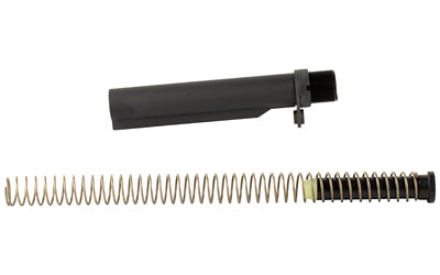 Bravo Company, Bravo Company, BCM MK2 Recoil Mitigation System, Mod 1, 8 Position Buffer Tube Complete Assembly, Matte Finish, Black, Includes T2 Buffer, M16A4 Rifle Action Spring, MK2 Receiver Extension, QD End Plate, Castle nut, Fits AR Rifles