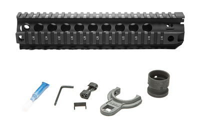 Bravo Company, Quad Rail, Picatinny Rail, Fits AR Rifles, 10", Black