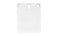 Birchwood Casey, AR500 Gong, 6" Square Target, 3/8", White