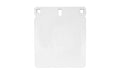Birchwood Casey, AR500 Gong, 8" Square Target, 3/8", White